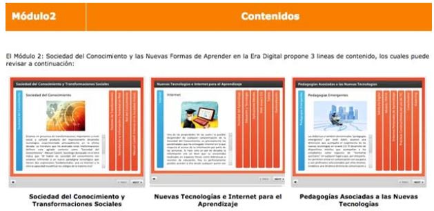 Contenido de m&oacute;dulo (elaboraci&oacute;n propia).