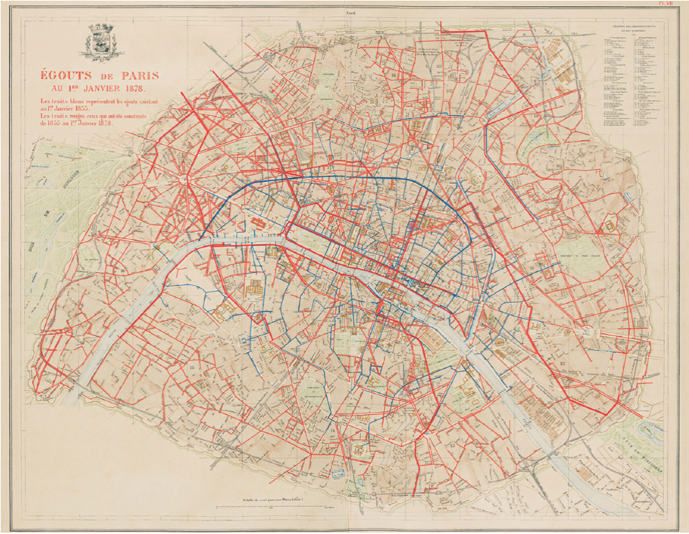 Jean-Charles Adolphe Alphand, “Les Travaux de Paris” (París: Imprimerie Nationale, 1889), plate VII.