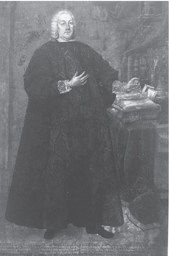 Cristóbal de Lozano, Pedro José Bravo de Lagunas, 1751, Casa Aliaga,
						Lima.
