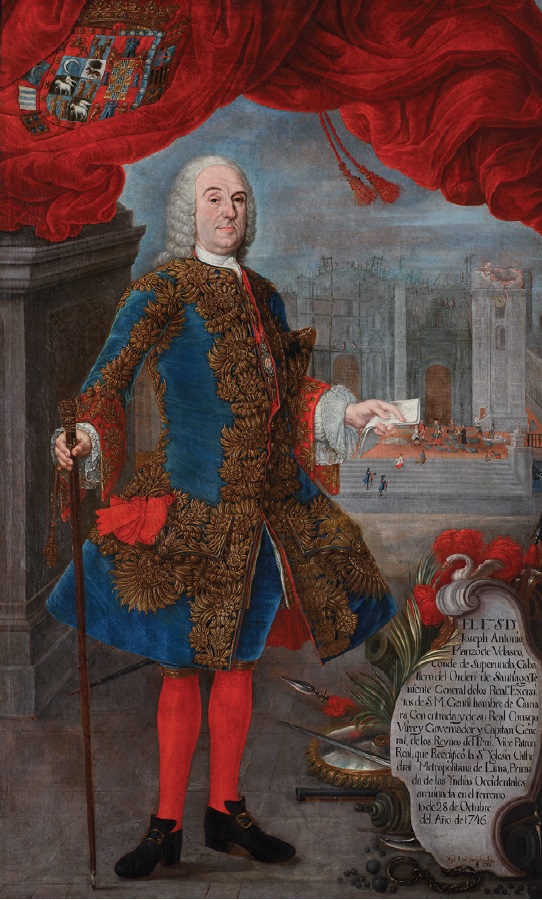 . Cristóbal de Lozano, José Antonio Manso de Velasco, 1757-1758,
							Museo de Arte Religioso de la Catedral de Lima.