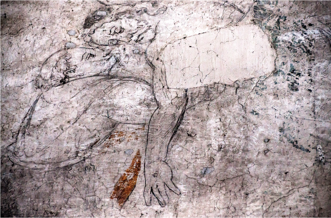 Descendimiento, detalle, iglesia de San Miguel Huejotzingo, Puebla.
						