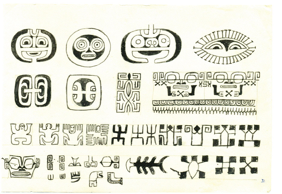 Miguel Covarrubias, sin t&iacute;tulo, ca. 1935, 13.1 χ 18.4 cm. Archivo Miguel Covarrubias. Sala de Archivos y Colecciones Especiales, Direcci&oacute;n de Bibliotecas, Universidad de las Am&eacute;ricas, Puebla.