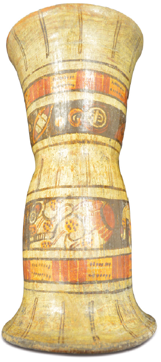 Copa bicónica de Cholula, Museo Nacional de Antropología, Ciudad de México (bodega del Museo Nacional de Antropología, núm. de inv. 10-010932). Foto: MIAIL, 2013. Secretaría de Cultura-INAH-MÉX. "Reproducción autorizada por el Instituto Nacional de Antropología e Historia".