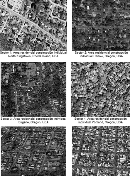 5: Im&aacute;genes de los  sectores 1 a 6