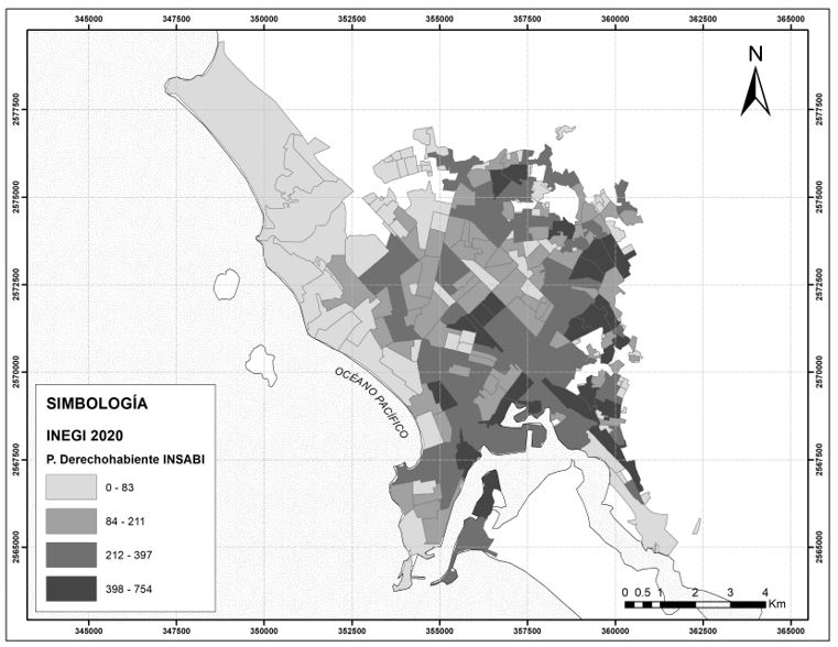 Figura 6. Distribución de la población derechohabiente al INSABI