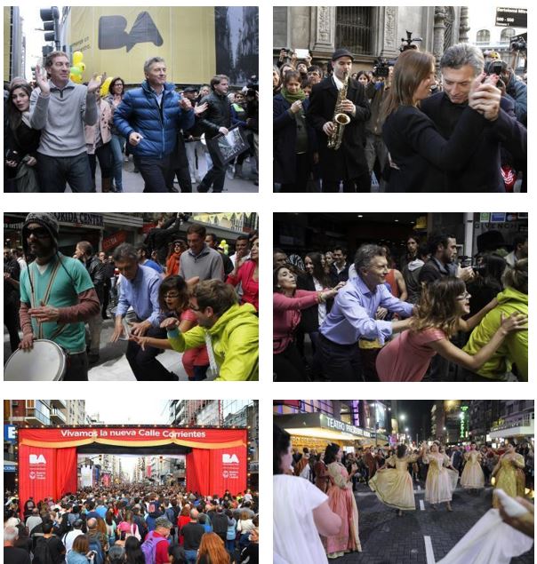 Figura  8. Fotograf�as oficiales de las inauguraciones de obra