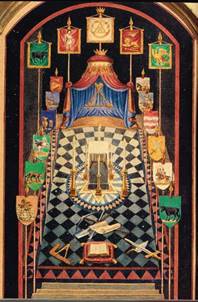 Cuadro del Arco Real Sagrado, Library and Museum of Freemasonry de Londres..