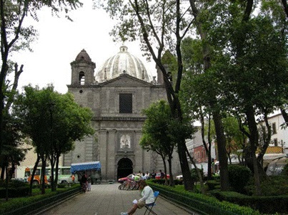 Iglesia de Nuestra Señora de Loreto de la ciudad de México. 