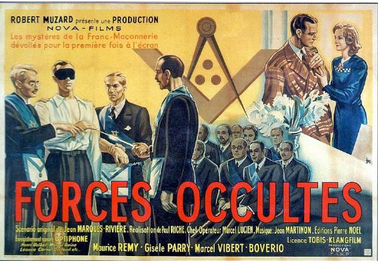 The poster announced, “The mysteries of Freemasonry unveiled for the first time on the screen”