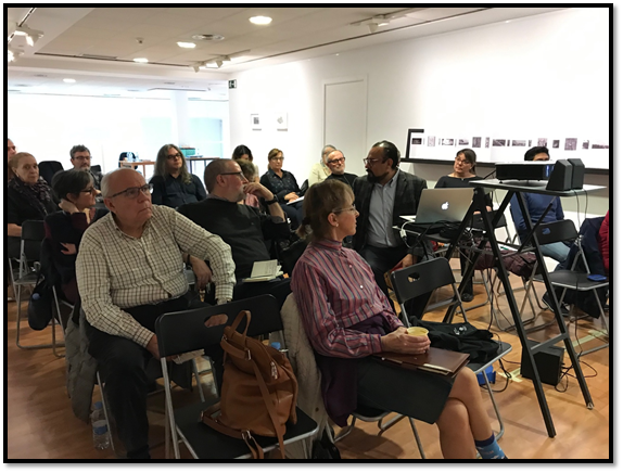 Asistentes a la cátedra “Masonería, historia, arte y sociedad”, realizada en la Embajada de México en Madrid.