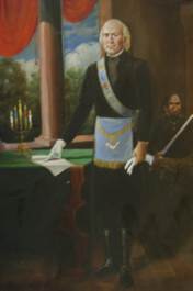 Pintura por Jaime Correa, resguardada en la Muy Respetable Gran Logia &ldquo;Jes�s Gonz�lez Ortega&rdquo;5.