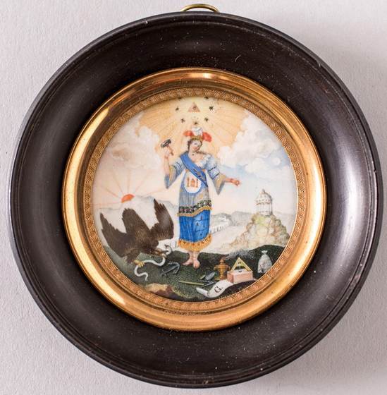 Alegor�a de la Rep�blica mexicana, 1850, Mediateca INAH39