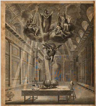 &ldquo;La Verdad rodeada de las Virtudes Teologales, ilumina el interior de la Logia&rdquo;52.