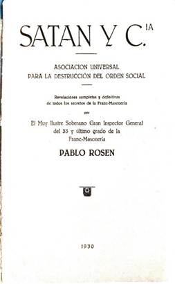 Portada espa�ola de Satan y Cie47