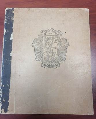 Portada de Cuaderno de Notas atribuido a Tomás Povedano, finales del siglo xix-principios del siglo XX.