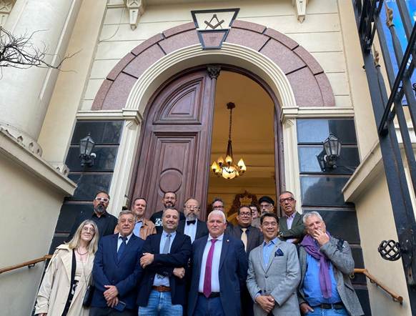 Visita a la Gran Logia Argentina de Libres y Aceptados Masones, Buenos Aires, Argentina