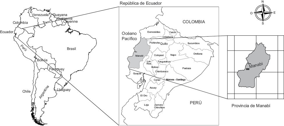Localización del área de estudio.