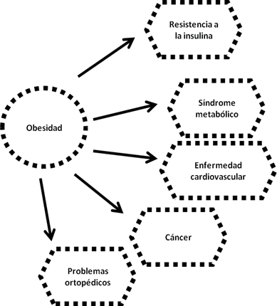 Comorbilidadesasociadas a la obesidad.