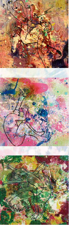 Serie Mestizxs, Mixta, 22x22 cm, 2018.