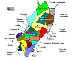 Cantones de la provincia de Manabí