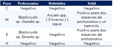 An&aacute;lisis parasitol&oacute;gico.