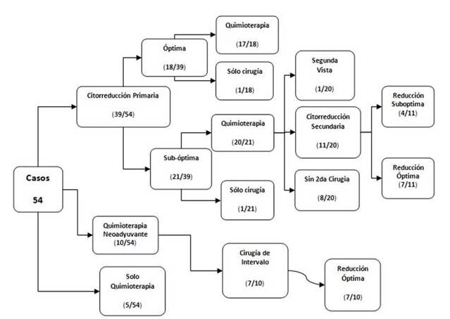 Flujograma de tratamiento.