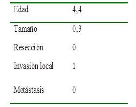 
Escala de Riesgo MACIS.