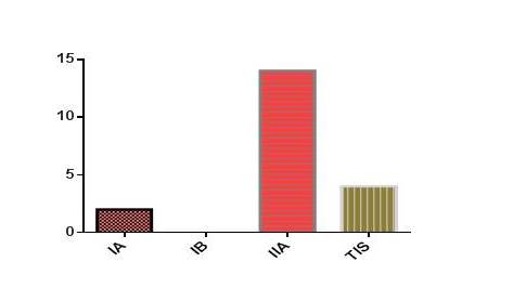  Pacientes clasificadas según estadio