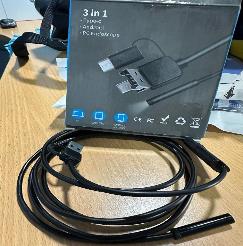 C�mara endosc�pica integrada al rectoscopio