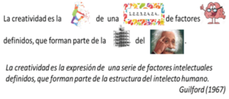 Jeroglífico sobre creatividad (Guilford, 1967)