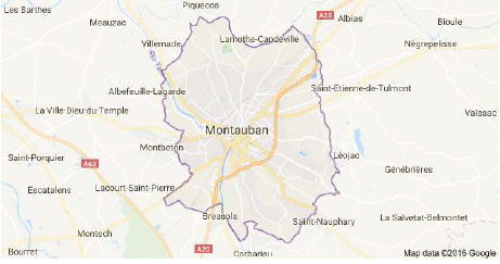 Montauban, ciudad situada en el coraz�n del suroeste de Francia.