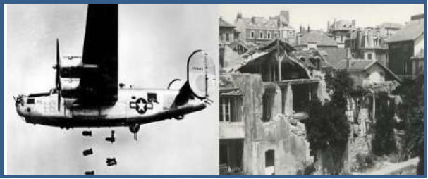 Im�genes de los bombarderos y casa destruidas. Tomado de Pedro Ontoso (2014). Fuego 'amigo' sobre Biarritz | El Diario Vasco https://www.diariovasco.com/.../mas.../fuego-amigo-sobre-biarritz-201404040734.ht.