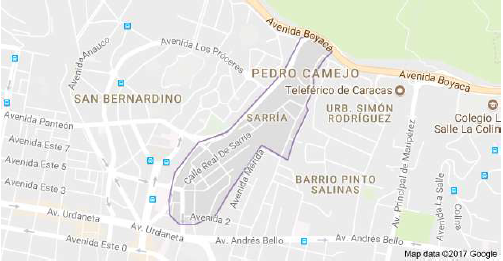 Ubicaci�n de Sarria