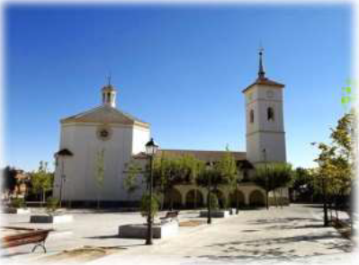 Iglesia de Santa Catalina de Majadahonda, Madrid. Imagen tomada del Ayuntamiento de Majadahonda.