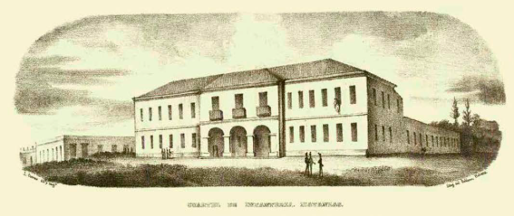 Archivo Histórico de la Oficina del Historiador (La Habana), Colección de Grabados, Cuartel de Infanteria. Matanzas, L. Cuevas.