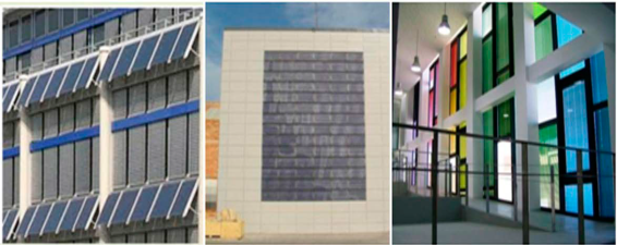 Sistemas fotovoltaicos est&aacute;ndar y de color. Fuente: http://www.enllave.es/word/category/construccion/page/181/