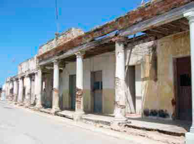 Viviendas en el Centro Histórico de Puerto Padre. Fuente: Autoras
