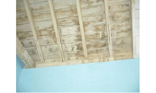 Sustitución parcial de la tablazón en la cuarta crujía. Fuente: Autoras