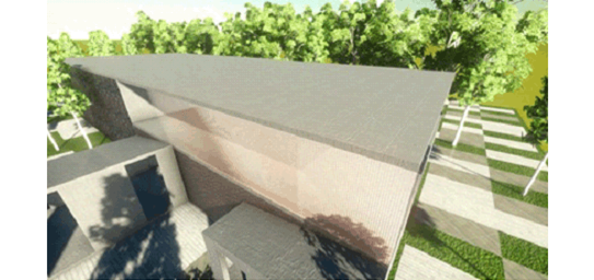 B&uacute;squeda de un dialogo entre la arquitectura y su entorno. Fuente: Equipo 3