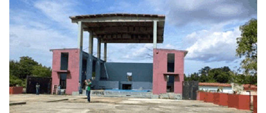 Volumen sobredimensionado existente para escenario y camerinos. Fuente: los autores 