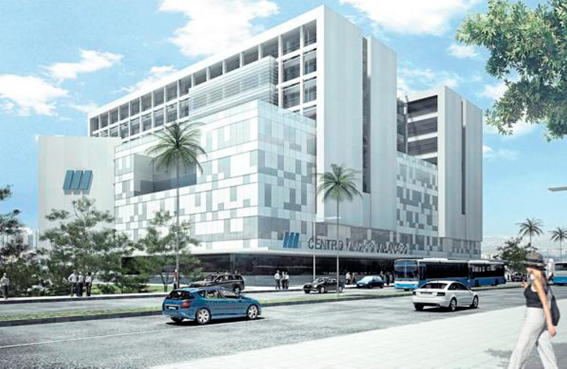 Complejo m&eacute;dico en Colombia. Edificaci&oacute;n construida con la tecnolog&iacute;a &ldquo;sismo indiferente&rdquo;. Fuente: https://222.imbanaco.com/content/una-construccion-futurista-con-tecnolog&iacute;a-sismo-indiferente-0