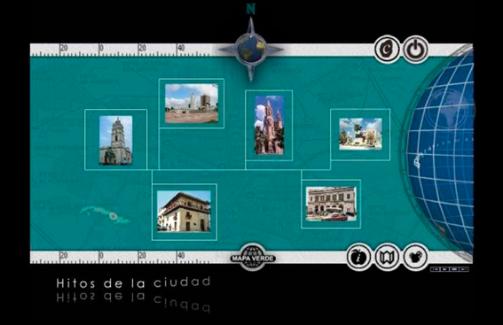 Sitios Verdes de la Ciudad de Camagüey. Fuente: elaborado por el equipo de estudiantes de 5to año de arquitectura.