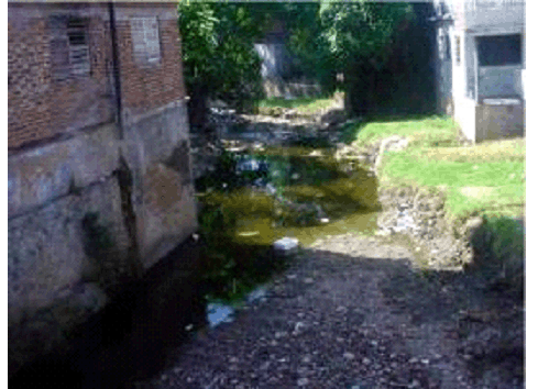 Viviendas en &aacute;reas del rio Mara&ntilde;&oacute;n. Ciudad de Holgu&iacute;n. Cuba.