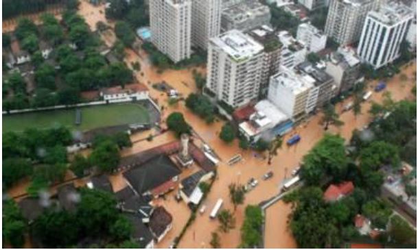 Inundaciones. Enero 14, 2011. Rio de Janeiro. Brasil
