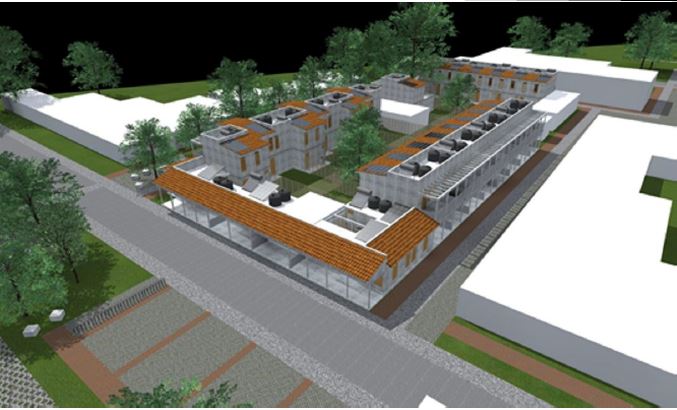 Modelo digital de conformaci&oacute;n de la manzana y el espacio p&uacute;blico.
