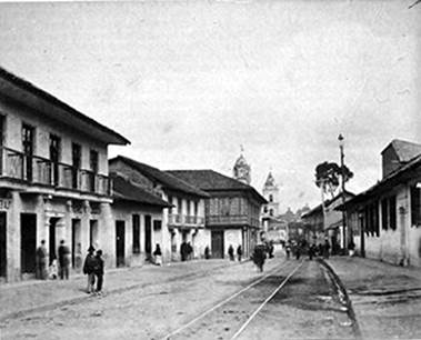 Bogot&aacute; carrera 7a, Finales Siglo XIX.