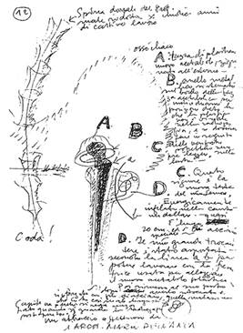 “Detalle constructivo” de la operación quirúrgica enviado a sus colaboradores para explicar el daño sufrido en el accidente.
