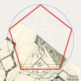 Las medidas aproximadas al milímetro derivadas de la utilización de una geometría construida con el compás. 