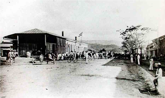 Estaci&oacute;n Principal de Sabanilla. Santiago de Cuba. Segunda mitad del siglo XIX. Fuente: Archivo Hist&oacute;rico Provincial de Santiago de Cuba.