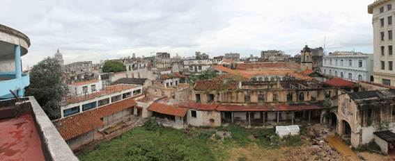 Visi&oacute;n general de la Obra de restauraci&oacute;n del Convento de Santa Teresa de Jes&uacute;s por parte de la Oficina del Historiador de la Ciudad de La Habana. Fuente: Sara Garuglieri.